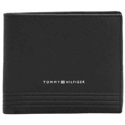 Torbice Moški Denarnice Tommy Hilfiger AM0AM13259 Črna