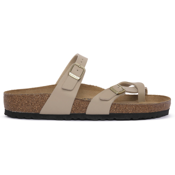 Čevlji  Ženske Sandali & Odprti čevlji BIRKENSTOCK MAYARI SANDCASTLE CALZ N Bež