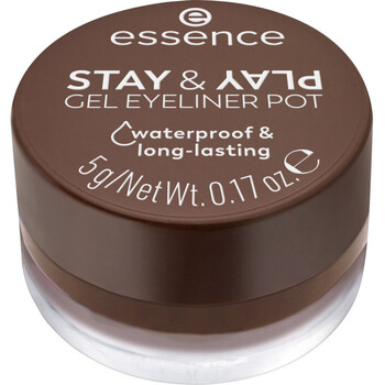 Lepota Ženske Eyelinerji Essence Eyeliner Gel Pot Stay & Play - 02 Brown Kostanjeva