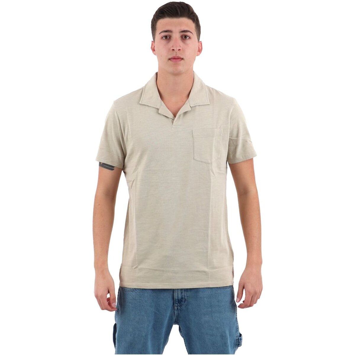 Oblačila Moški Majice & Polo majice Guess M5GP24 KC6U1 Bež