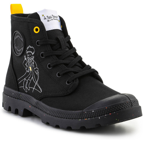 Čevlji  Visoke superge Palladium Pampa-Petit Prince 74449-008-M Black Črna