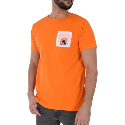 Oblačila Moški Majice s kratkimi rokavi Just Emporio JE-MASIM-01 Oranžna