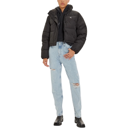Calvin Klein Jeans MATTE CROPPED ND PUF J20J224615 Črna