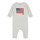 Oblačila Otroci Otroški kompleti Polo Ralph Lauren FLAG-ONE PIECE-COVERALL Bela