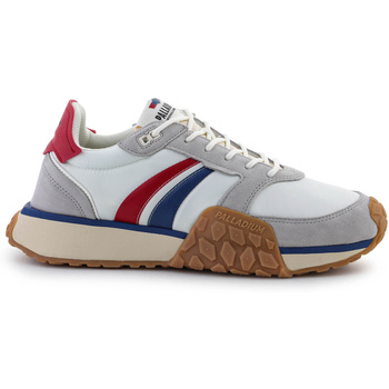 Čevlji  Moški Nizke superge Palladium TROOP RUNNER FLAME 74487-160-M White/Chili/Blue Bela
