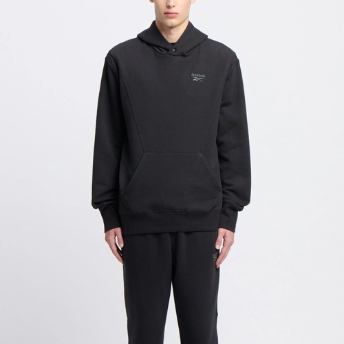 Oblačila Moški Puloverji Reebok Sport ICON ELEMENTS FT HOODIE Črna