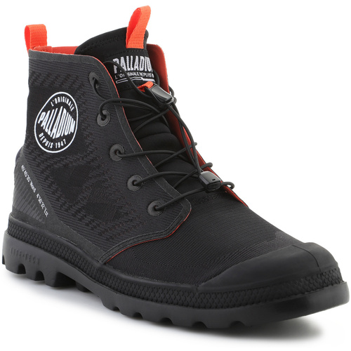 Čevlji  Moški Visoke superge Palladium Pampa Lite Travel Vt 74472-008-M Black Črna