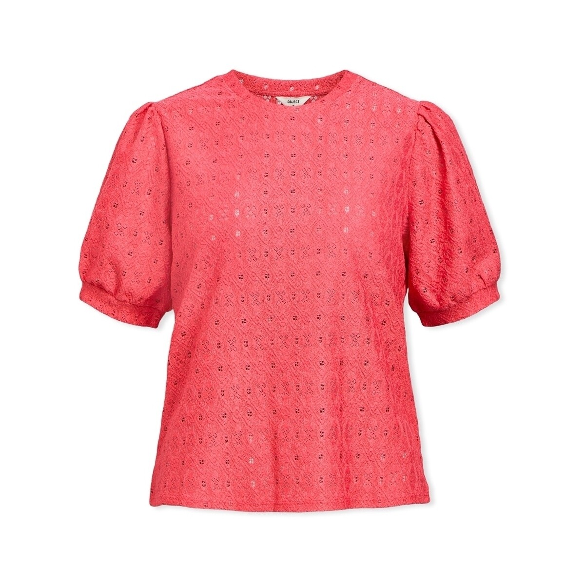Oblačila Ženske Topi & Bluze Object Noos Top Laila - Raspberry Sorbet Rožnata