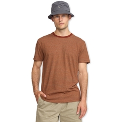 Oblačila Moški Majice & Polo majice Rvlt Revolution Regular T-Shirt 1397 - Brown Kostanjeva