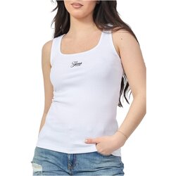 Oblačila Ženske Majice & Polo majice Guess W5GP26 KA0H1 Bela