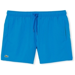 Oblačila Moški Kratke hlače & Bermuda Lacoste Quick Dry Swim Shorts MH6270 - Blue Modra