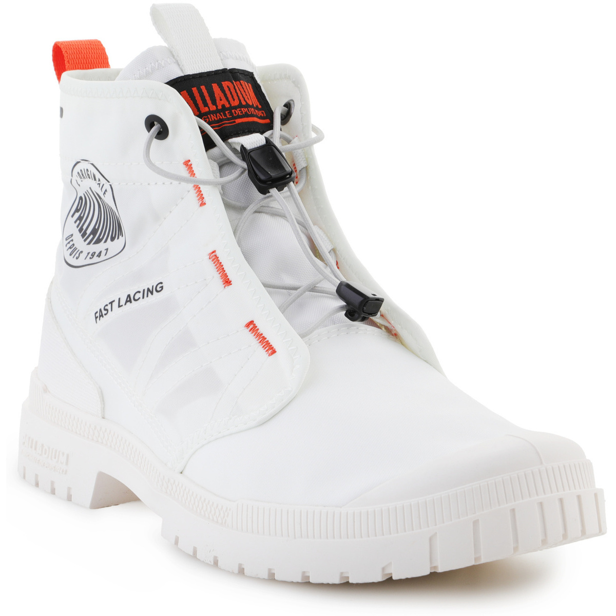 Čevlji  Moški Visoke superge Palladium Sp20 Travel Hi 74476-116-M Star White Bela