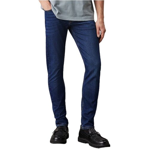 Oblačila Moški Jeans skinny Calvin Klein Jeans J30J327007 Modra