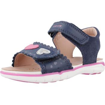Čevlji  Deklice Sandali & Odprti čevlji Geox B SANDAL DELHI GIRL Modra