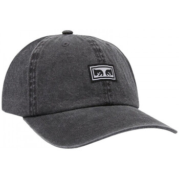 Tekstilni dodatki Moški Kape s šiltom Obey Icon eyes pigment 6 panel velc Črna