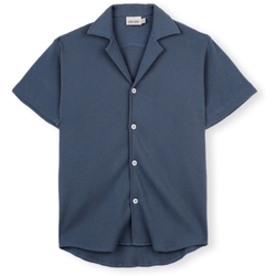 Oblačila Moški Srajce z dolgimi rokavi Imago Waffle Shirt - Blue Modra