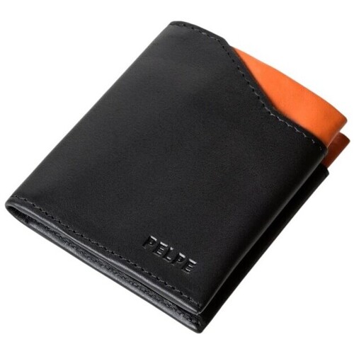 Torbice Moški Denarnice Pelpe PW-5 CARTERA TARJETERO Negro Črna