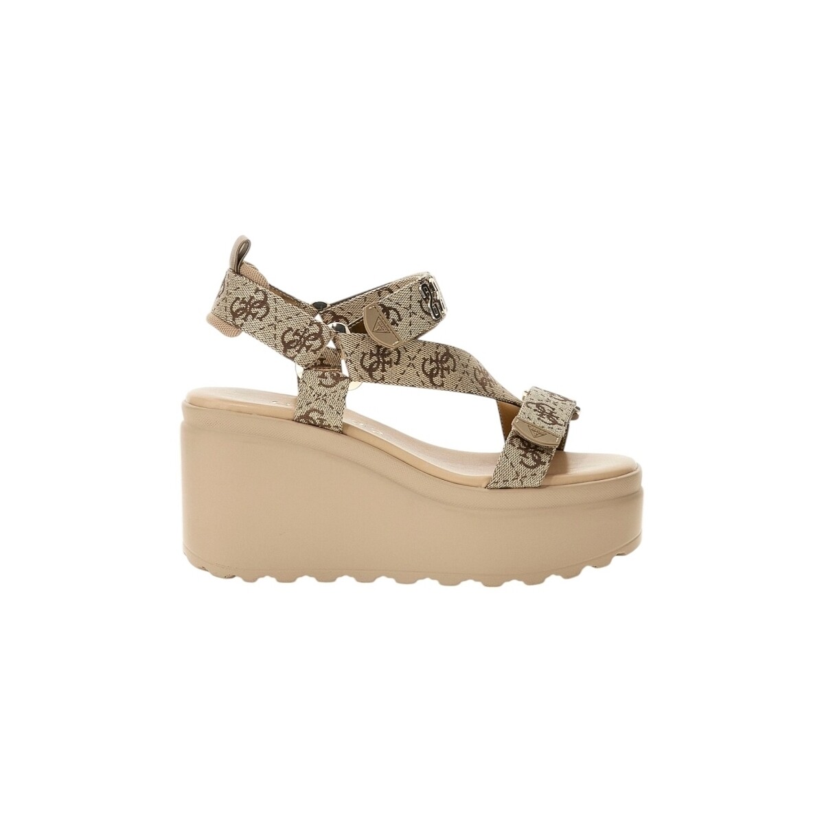 Čevlji  Ženske Sandali & Odprti čevlji Guess OCILIN GOLD Or Pozlačena