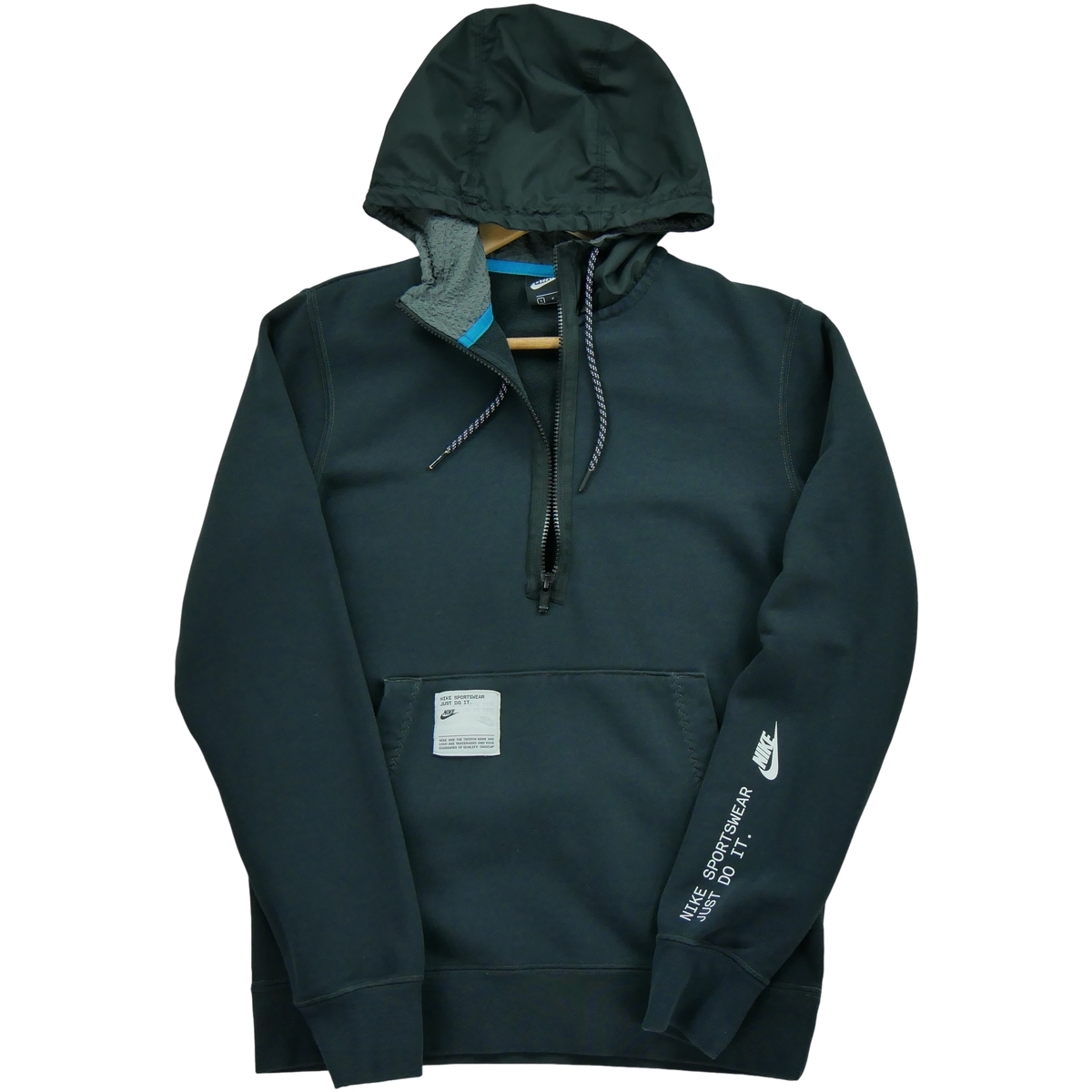 Oblačila Moški Puloverji Nike Sweat à capuche Homme 1/2 Zip JDI Črna