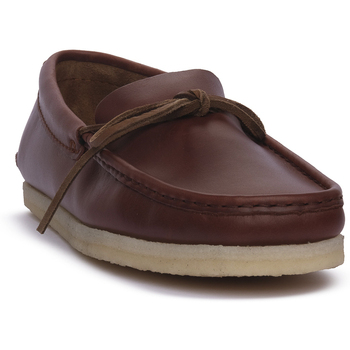 Čevlji  Moški Mokasini Clarks GODNEY MOC TAN Kostanjeva