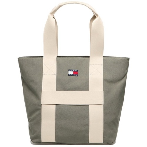 Torbice Ženske Torbe Tommy Jeans RETRO COOL TOTE Zelena