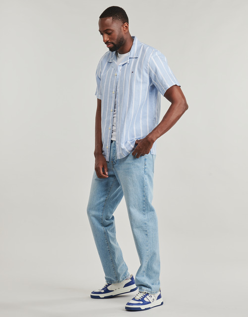 Tommy Hilfiger LINEN BLEND STRIPED SS RF SHIRT