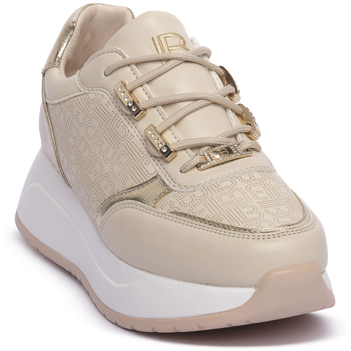 Čevlji  Ženske Modne superge Laura Biagiotti BEIGE Bež