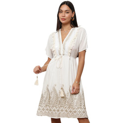 Oblačila Ženske Obleke La Modeuse 74404_P175887 Bela