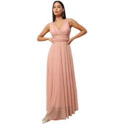 Oblačila Ženske Obleke La Modeuse 74814_P176753 Rožnata