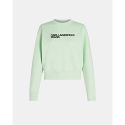 Oblačila Ženske Puloverji Karl Lagerfeld A1W20005 REG ESSENTIAL LOGO Zelena