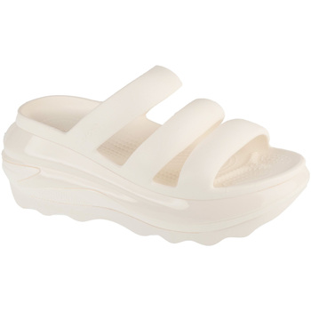 Čevlji  Ženske Nogavice Crocs Classic Mega Crush Tripe Strap Bela