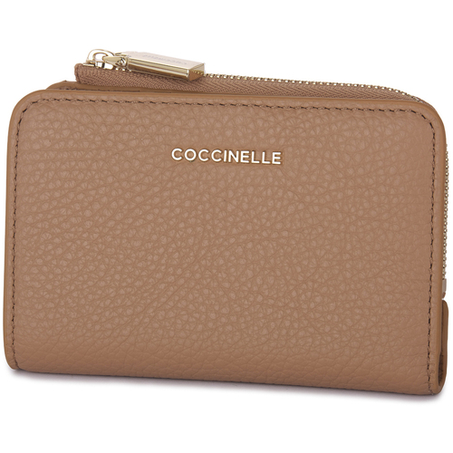 Torbice Ženske Denarnice Coccinelle N71 SOFT METAL Rožnata