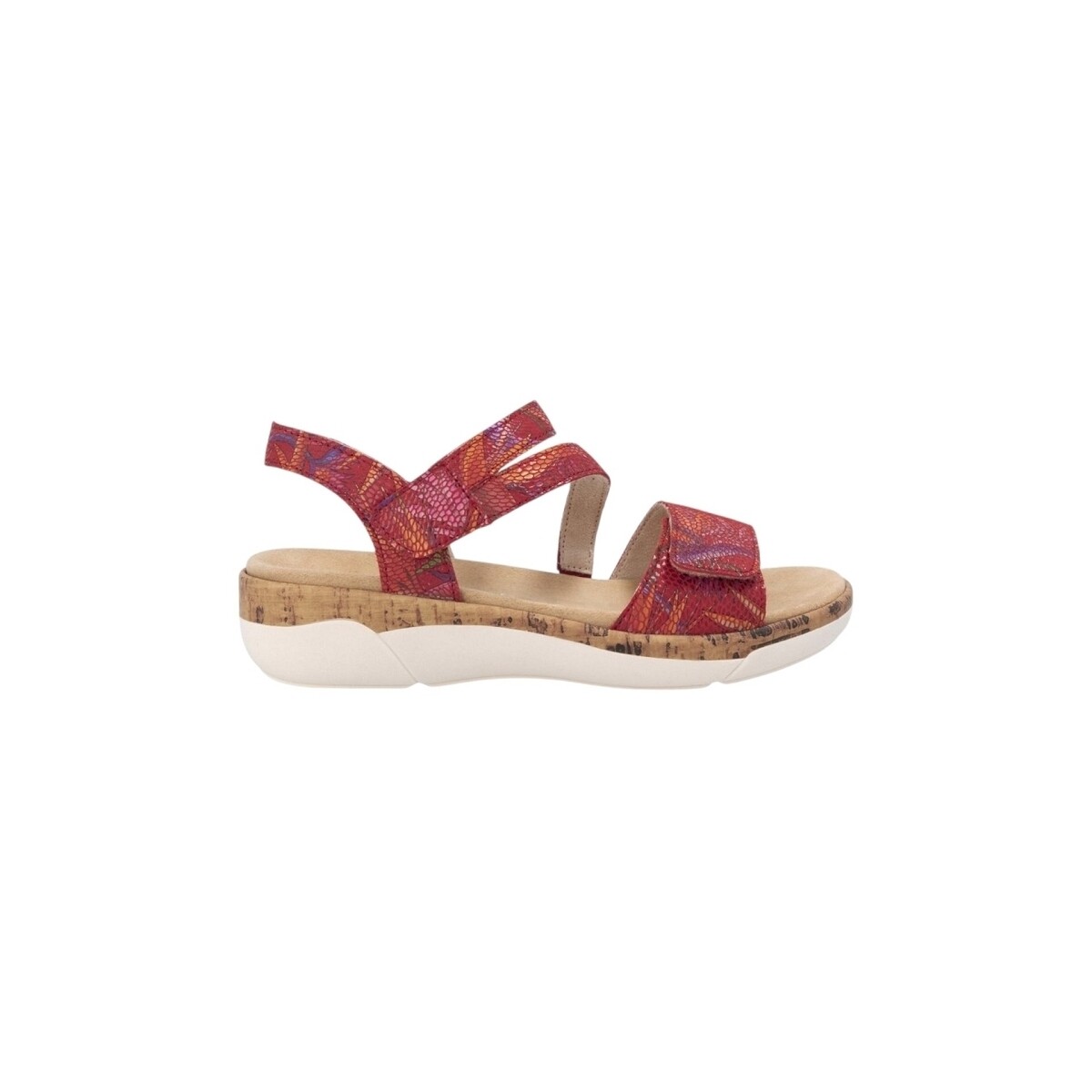 Čevlji  Ženske Sandali & Odprti čevlji Remonte R6860 90-multicolore Rouge Rdeča
