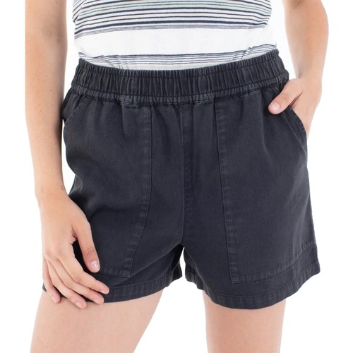 Oblačila Ženske Hlače Hurley WAVY DAYS SHORT Črna