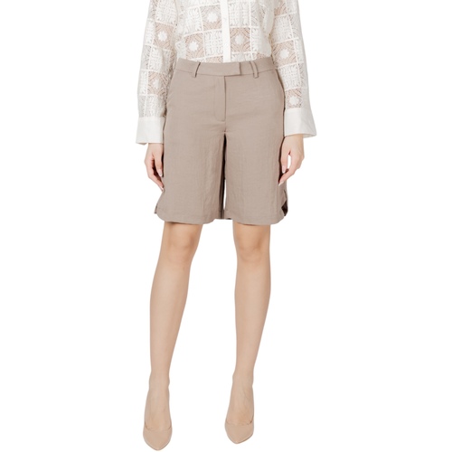 Oblačila Ženske Kratke hlače & Bermuda Vila Viflea Rw Tailored Shorts 14105556 Kostanjeva