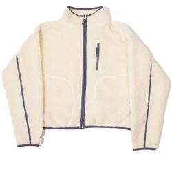Oblačila Ženske Jakne Converse SHERPA FULL-ZIP JACKET Bela