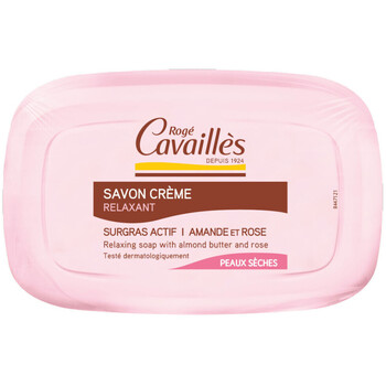 Rogé Cavailles Entspannende Creme-Seife Mandel & Rose - Aktive Surgras