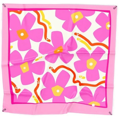 Tekstilni dodatki Ženske Šali & Rute Verb To Do PINK FLOWERS Rožnata