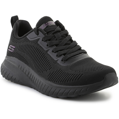 Čevlji  Ženske Nizke superge Skechers Bobs Squad Chaos Face Off 117209-BBK Black Črna