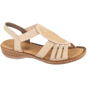 Čevlji  Ženske Športni sandali Rieker Sandals Bež