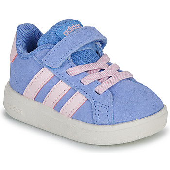 Čevlji  Deklice Nizke superge Adidas Sportswear GRAND COURT 00s EL I Modra / Rožnata