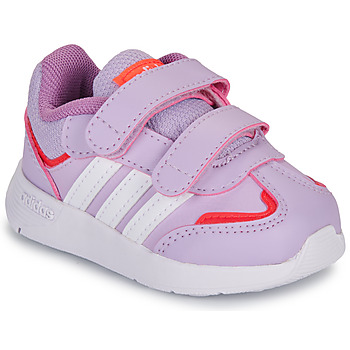 Čevlji  Deklice Nizke superge Adidas Sportswear TENSAUR SWITCH CF I Vijolična / Bela