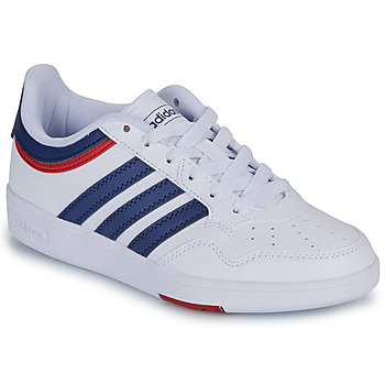 Čevlji  Otroci Nizke superge Adidas Sportswear HOOPS 4.0 J Bela / Modra / Rdeča