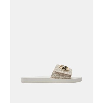Čevlji  Ženske Sandali & Odprti čevlji MICHAEL Michael Kors 40R4MKFA1B CHARM SLIDE Bež