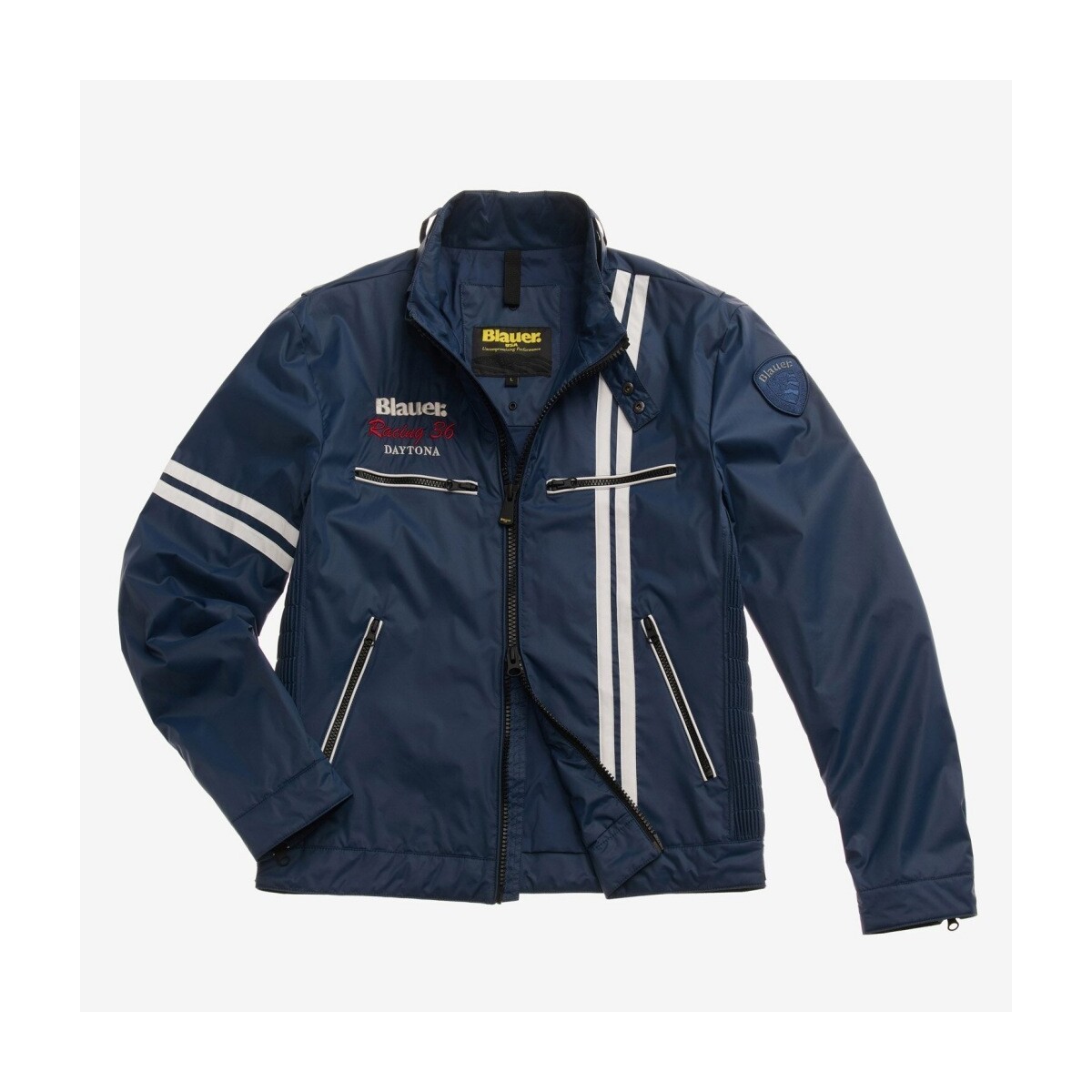 Oblačila Moški Jakne Blauer BIKER DAYTONA TETLOW Modra