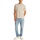 Oblačila Moški Polo majice dolgi rokavi Calvin Klein Jeans CK APPLIQUE TEE J30J327494 Bež