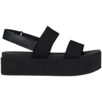 Čevlji  Ženske Sandali & Odprti čevlji Calvin Klein Jeans FLATFORM SLIN YW0YW01788 Črna