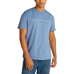 Oblačila Moški Polo majice dolgi rokavi Tommy Hilfiger TJM REG LINEAR LOGO DM0DM20744 Modra