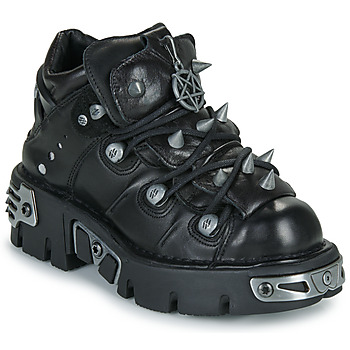Čevlji  Ženske Polškornji New Rock 110-S1 Črna