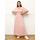 Oblačila Ženske Obleke La Modeuse 75123_P177538 Rožnata